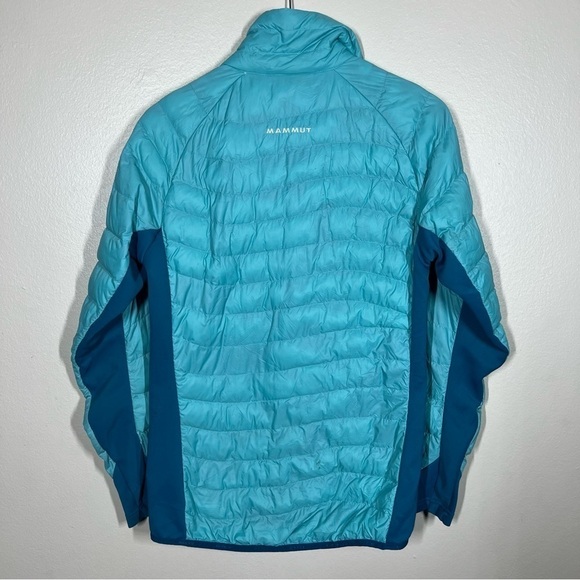 Mammut Flexidown Pertex Microlight Blue Womens Jacket Duck Down Primaloft Medium - Picture 2 of 16